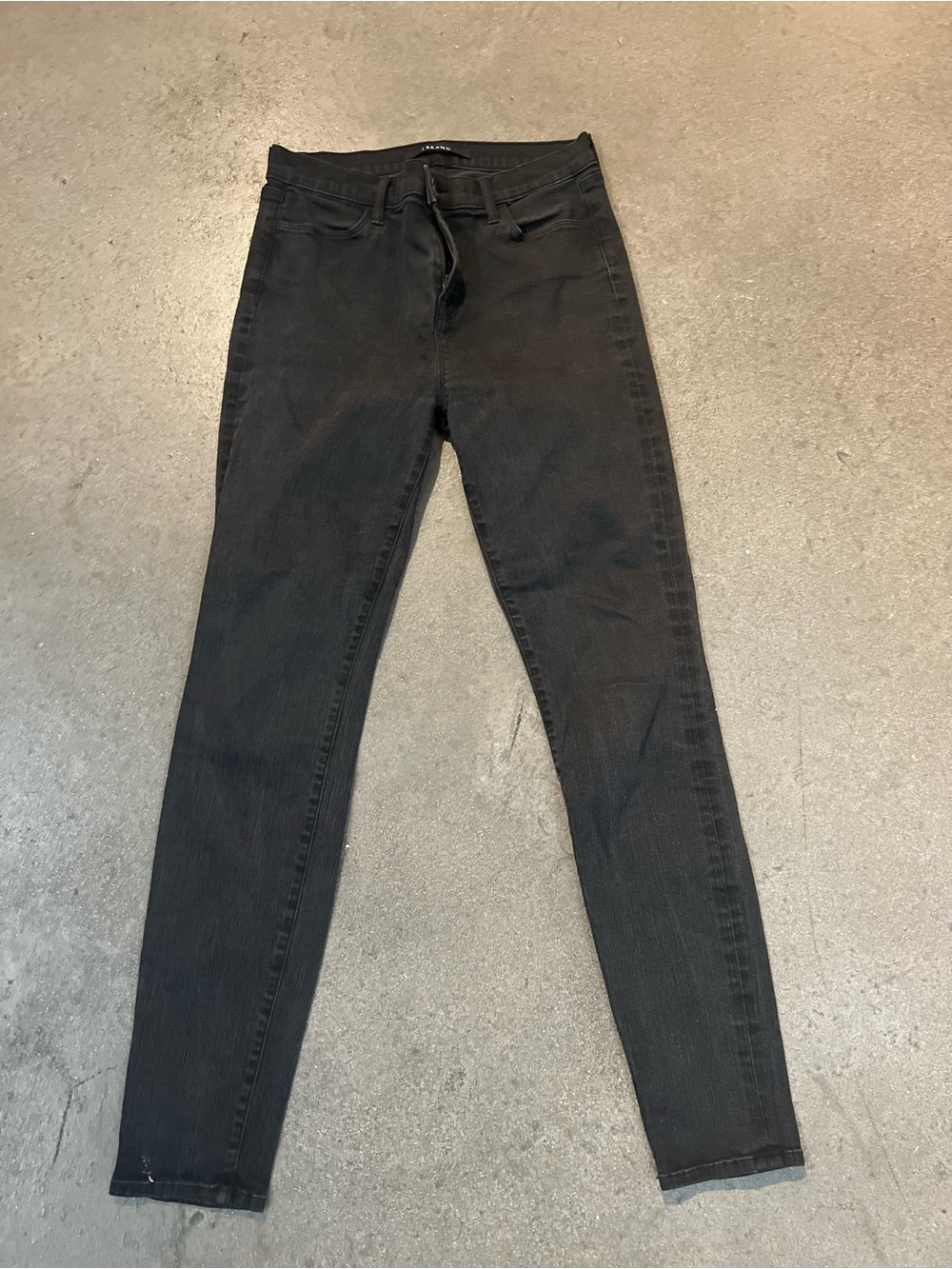 J Brand Women's Black Skinny Jeans and Knit Sweater